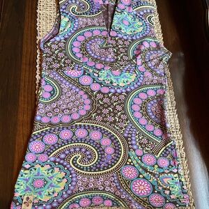 Paisley Patterned Sleeveless Top